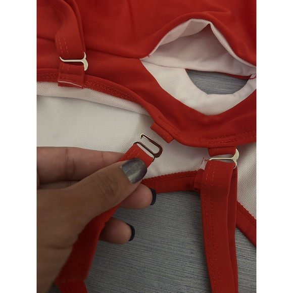 Women's-One Piece-Red Bathing Suit-Adjustable Straps-by Rotita-Size Small-NWOT - Picture 12 of 13